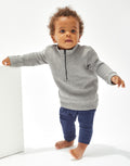 Sudadera de bebé con media cremallera | 07647