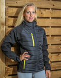 Zwarte Kompas Gewatteerde Softshell - 08433