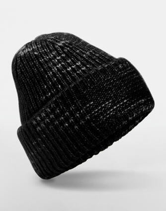 Chunky Strick-Patch-Beanie - Schwer, Recycelt & Anpassungsbereit | 10069