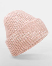 Chunky Strick-Patch-Beanie - Schwer, Recycelt & Anpassungsbereit | 10069