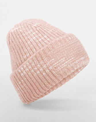 Chunky Strick-Patch-Beanie - Schwer, Recycelt & Anpassungsbereit | 10069