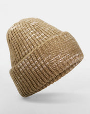 Chunky Strick-Patch-Beanie - Schwer, Recycelt & Anpassungsbereit | 10069