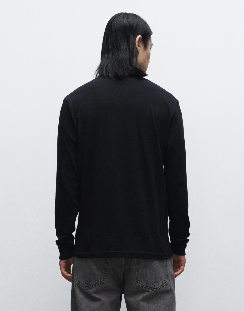 Camiseta de Manga Larga de Algodón Orgánico para Hombre - 150 g/m² | 10241