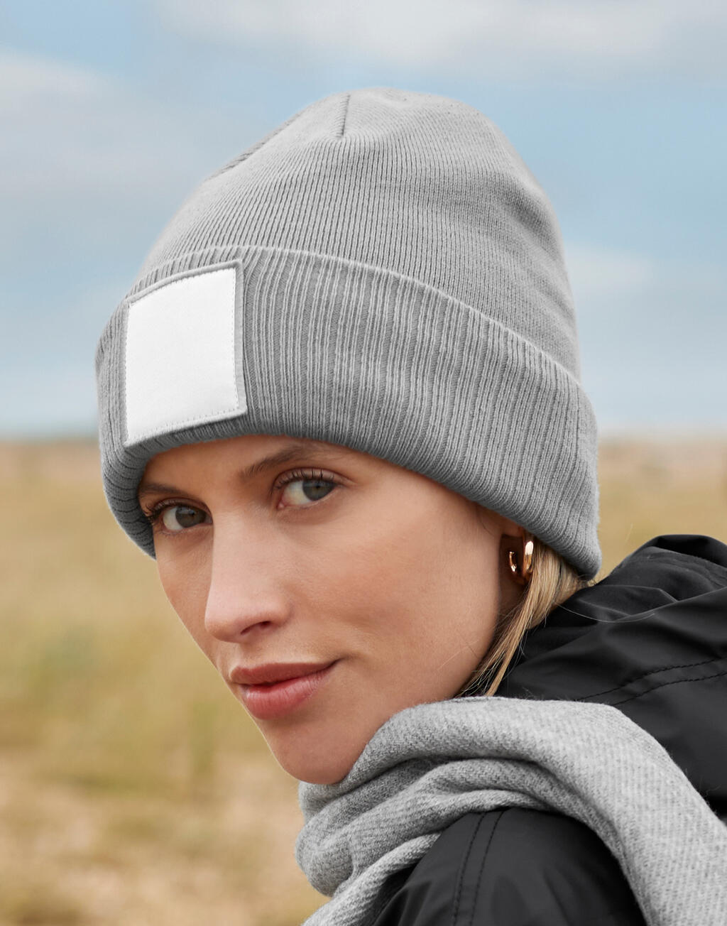 Applikations-Patch-Beanie - Recycelt & Anpassbar | 10469