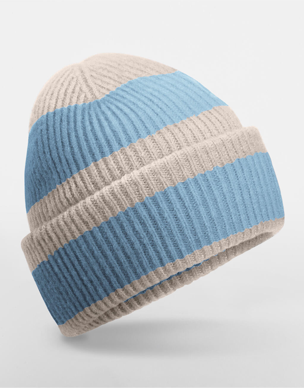 Colour Block Beanie - Weich & Recycelt | 10769