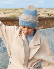 Colour Block Beanie - Weich & Recycelt | 10769
