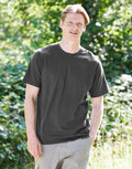 T-Shirt mit Rundhalsausschnitt aus Bio-Baumwolle, klassische Passform | 12701