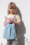 Kleiner Rucksack aus Recyclingmaterial mit Kordelzug - Kindergröße - KI5103