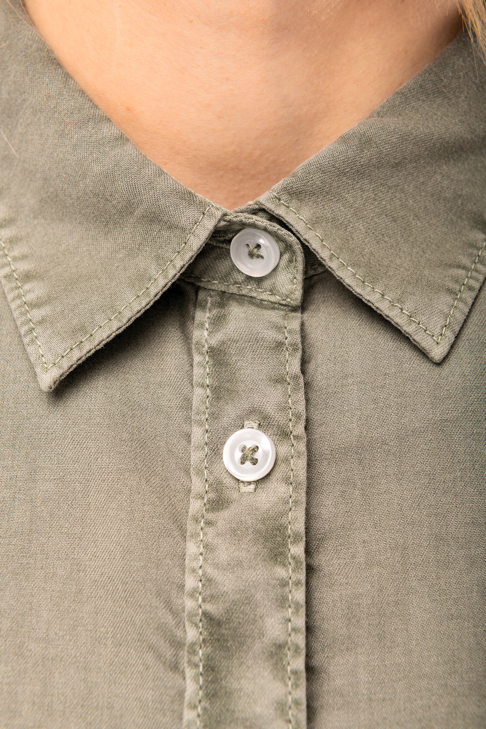 Dames Gewassen Shirt - 135 g/m² - NS503