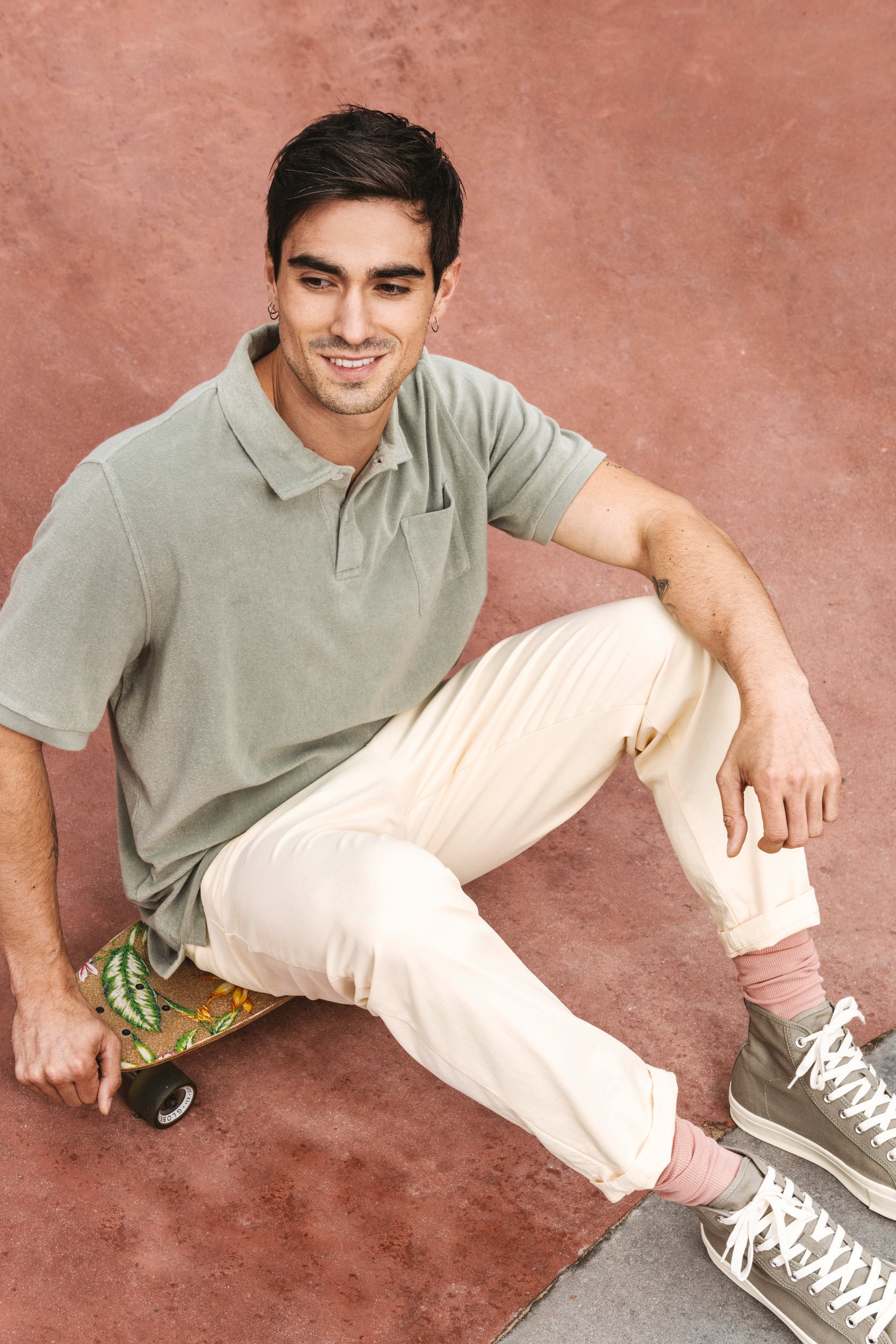 Men's Terry Towel Polo Shirt - Made in Portugal - 210gsm - NS227
