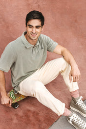 Men's Terry Towel Polo Shirt - Made in Portugal - 210gsm - NS227