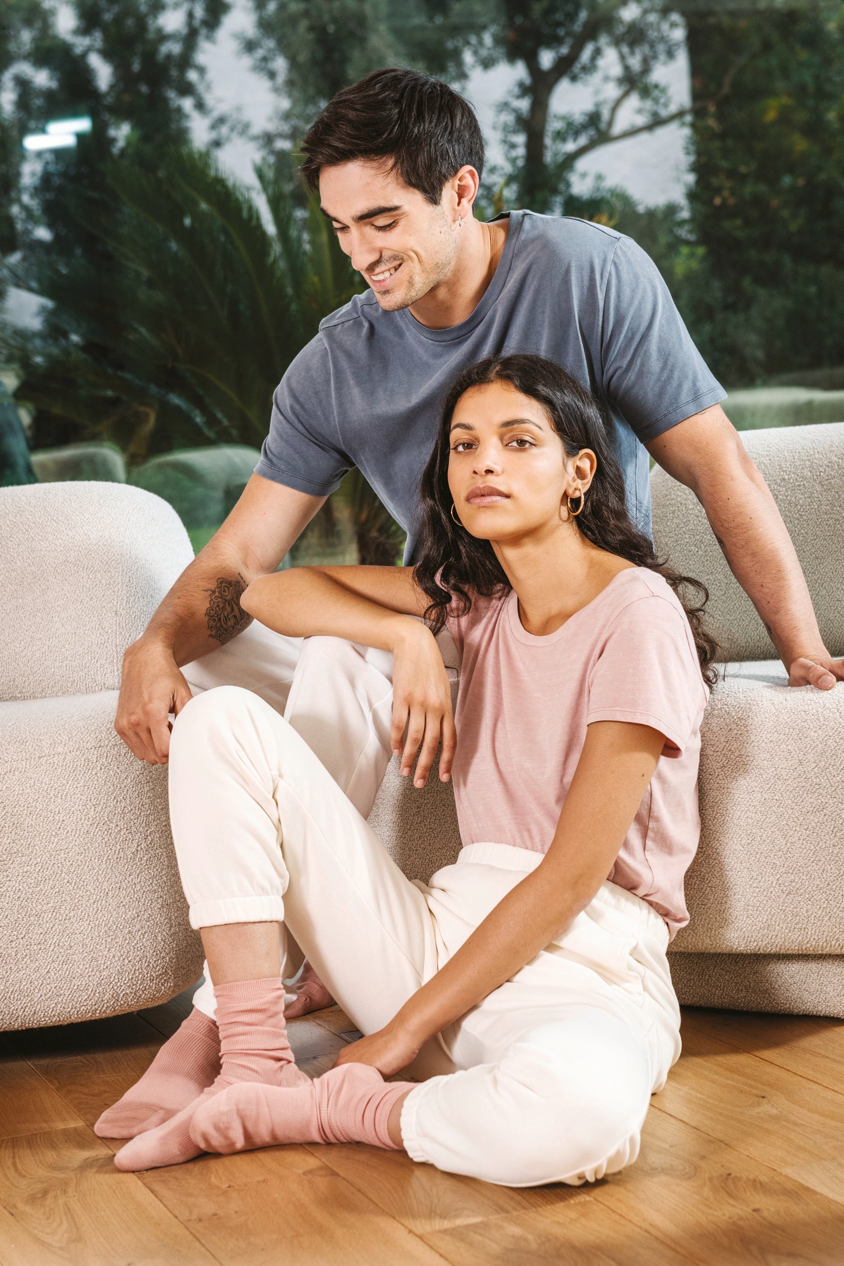 Dames Faded T-shirt - 165g - Rechte pasvorm - NS316