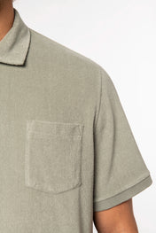 Men's Terry Towel Polo Shirt - Made in Portugal - 210gsm - NS227