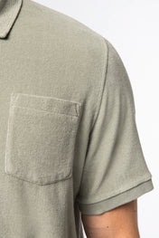 Men's Terry Towel Polo Shirt - Made in Portugal - 210gsm - NS227