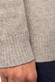 Men's Raw Edge Merino Wool Jumper - 370 g/m² - NS910