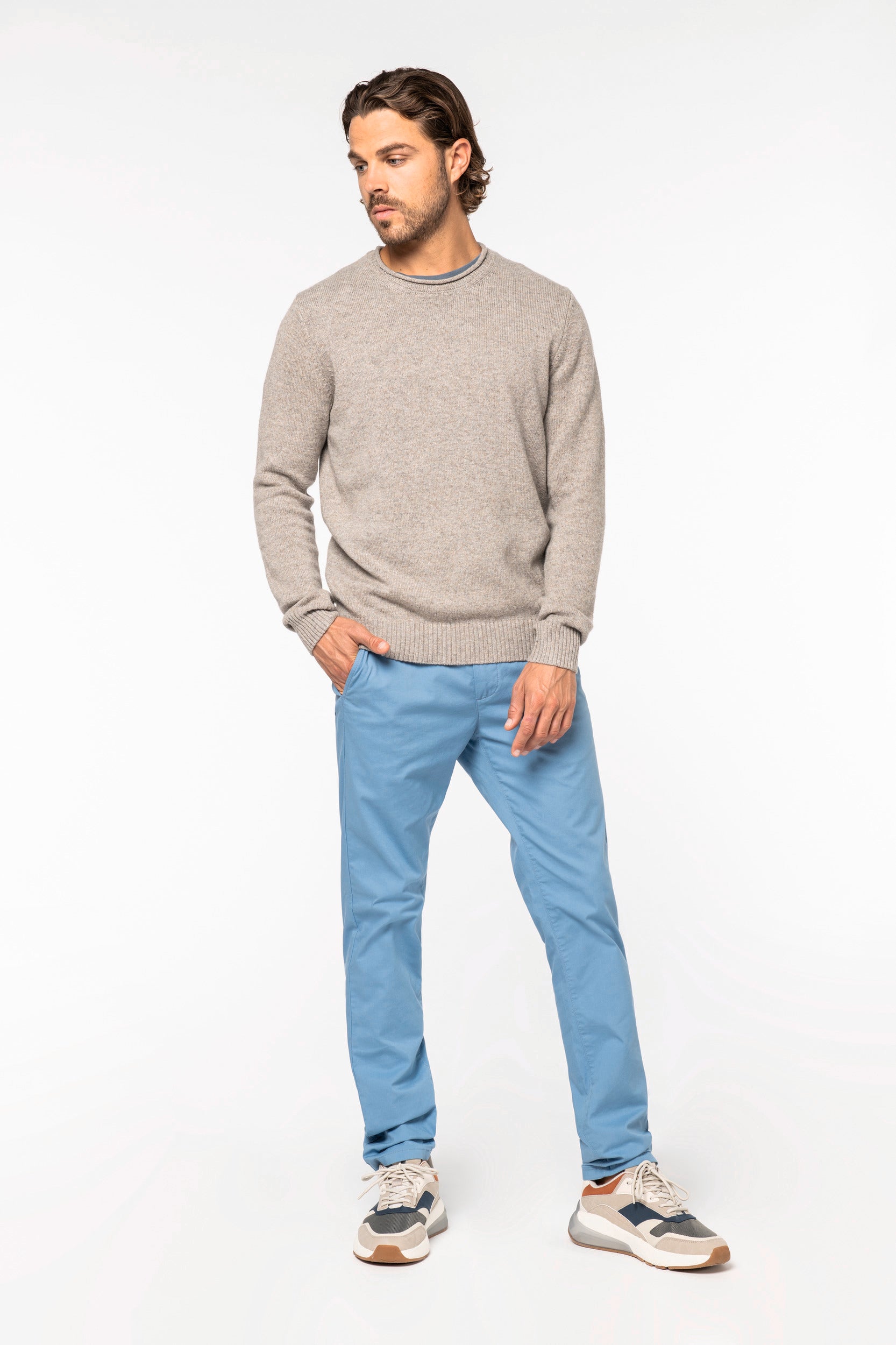 Chinos de algodón orgánico para hombre - 235 g/m² - NS736