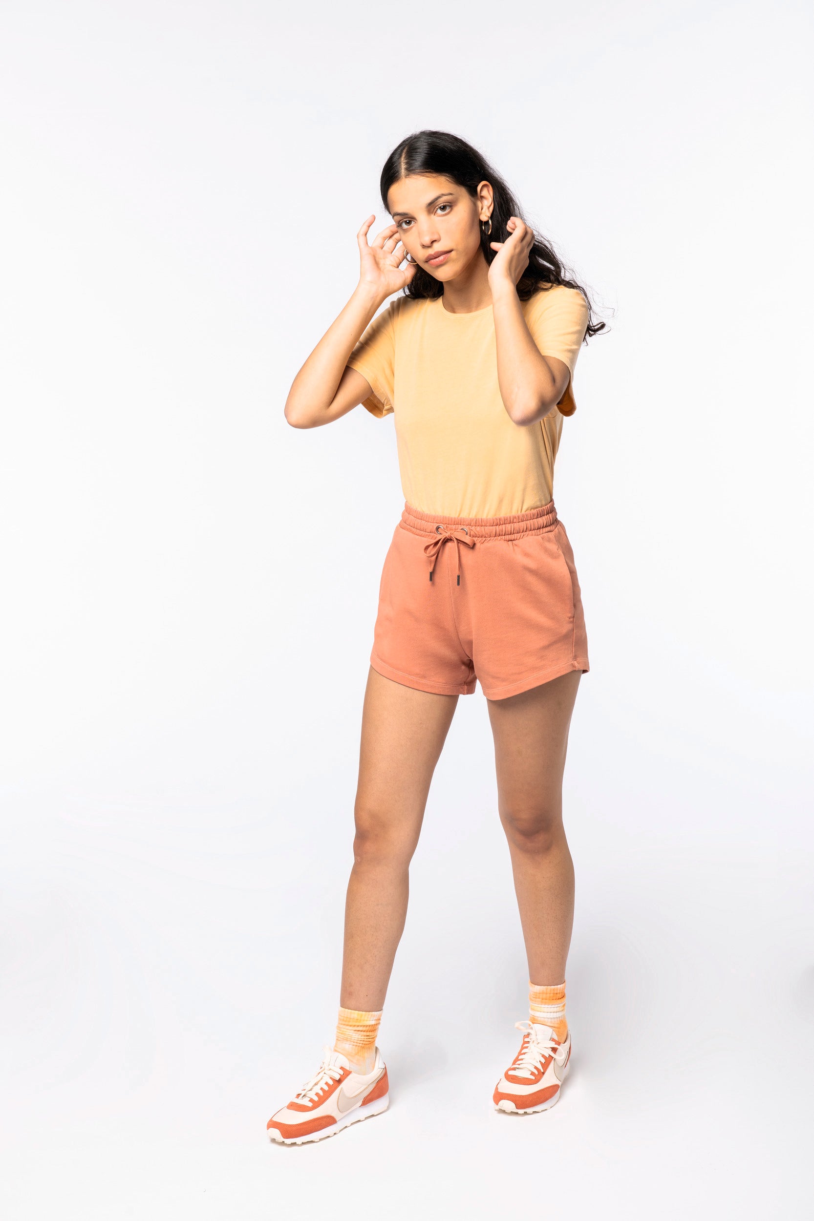 Organisch T-shirt met gewassen effect Unisex - 130 g/m² - NS337