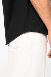 Heren T-shirt met gebogen zoom - 155gsm - NS331