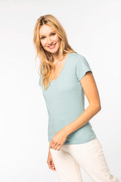 Dames Slub T-shirt - 130gsm - NS329