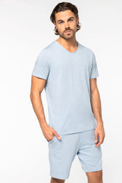 Heren Raw-edged T-shirt - 130gsm - NS318