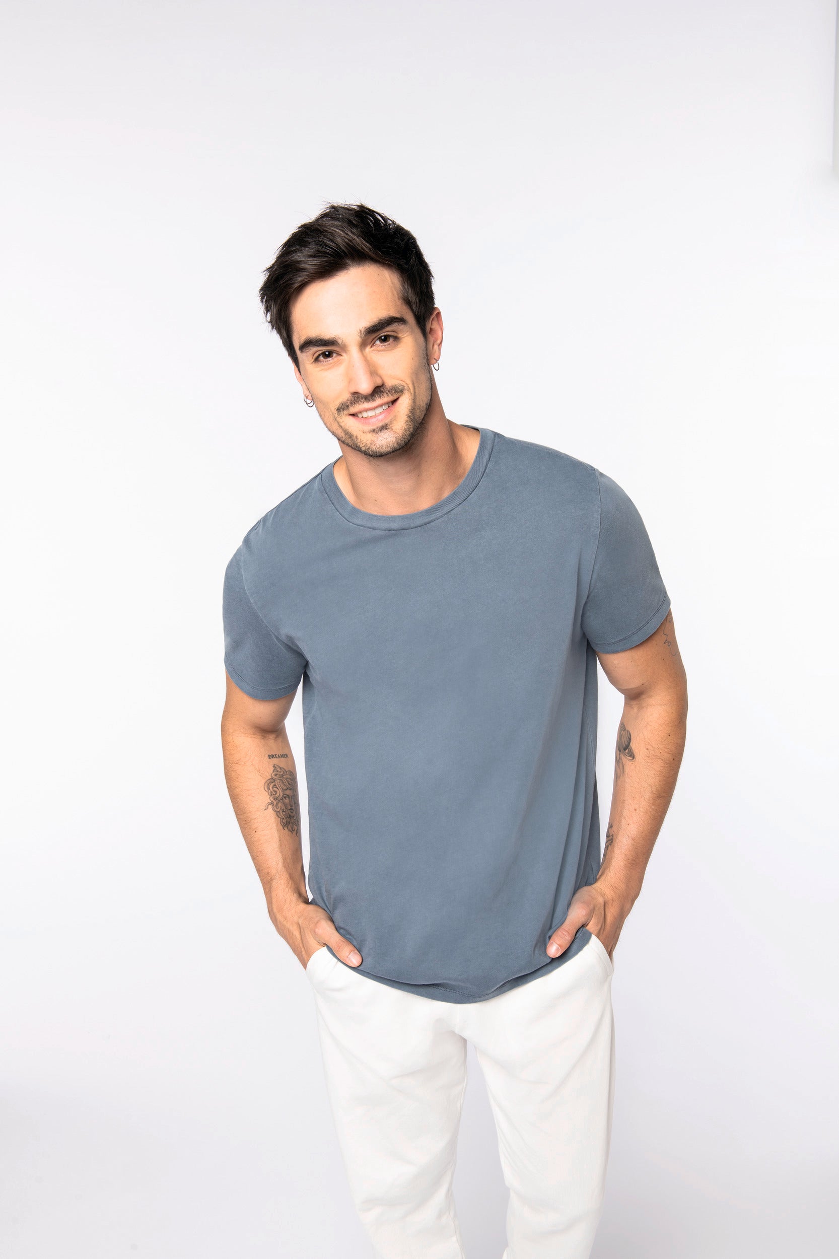 Unisex T-Shirt mit Used-Look - 165 g/m² - NS315