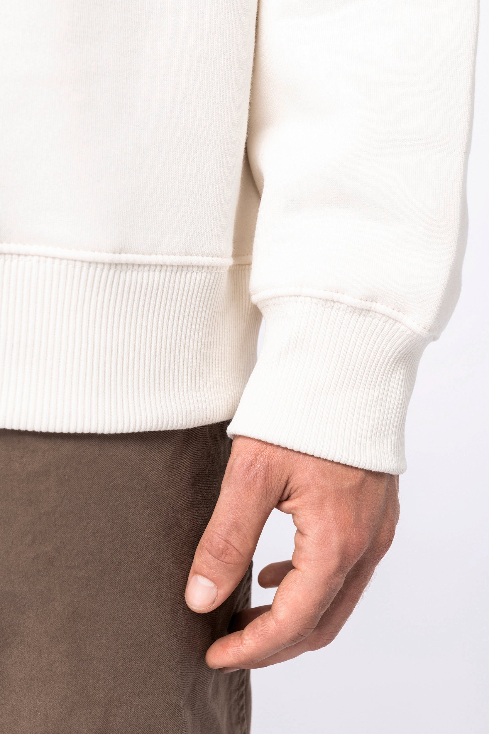 Eco-Responsible Oversized Round Neck Unisex Sweatshirt - NS407