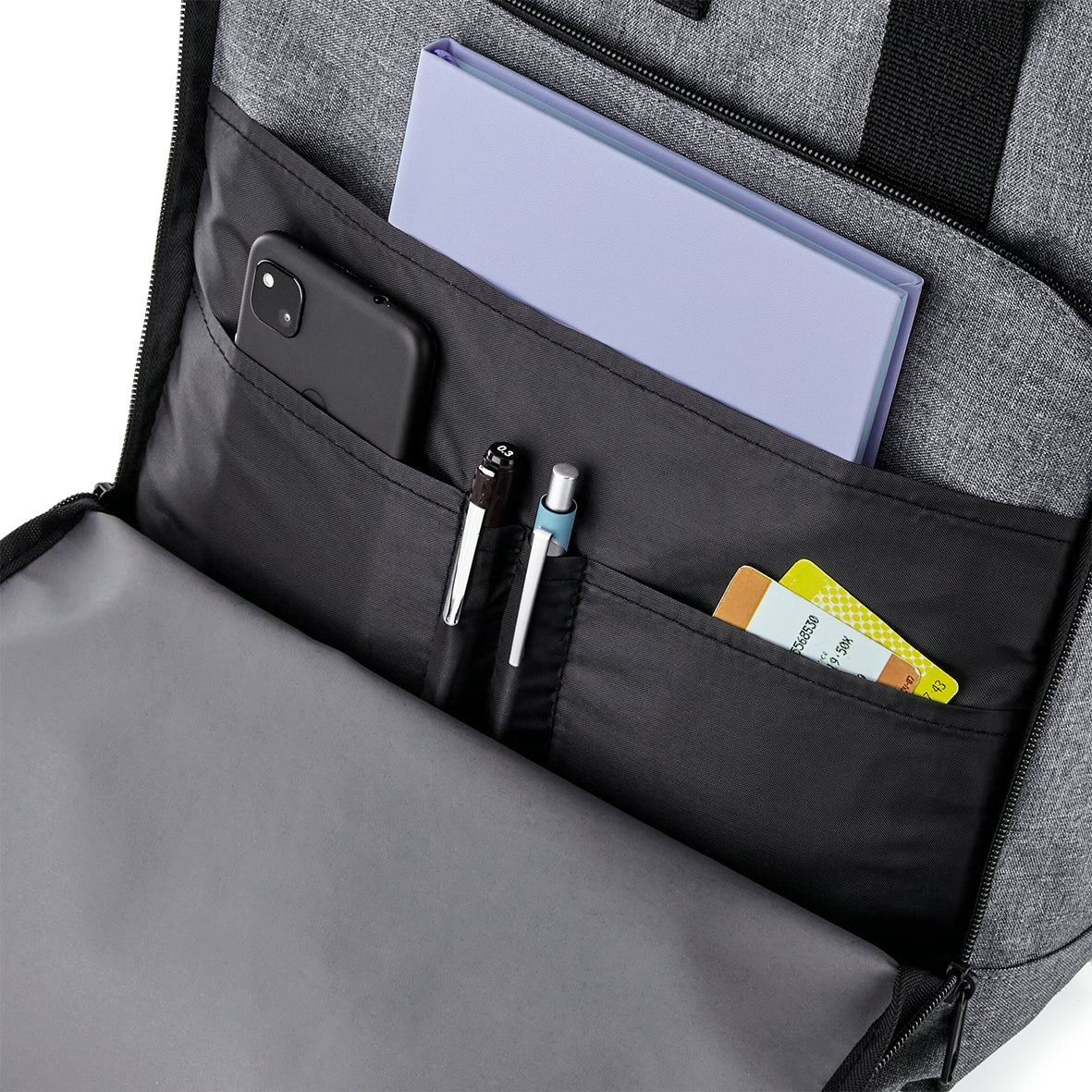 Mochila para portátil con tapa enrollable reciclada – 300D PET | BG118L