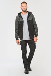 Unisex-Recycling-Bicolor-Kapuzenjacke – 300 g/m² | WK410