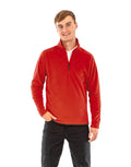 Jersey de micropolar en poliéster reciclado con cuello de cremallera | R905X