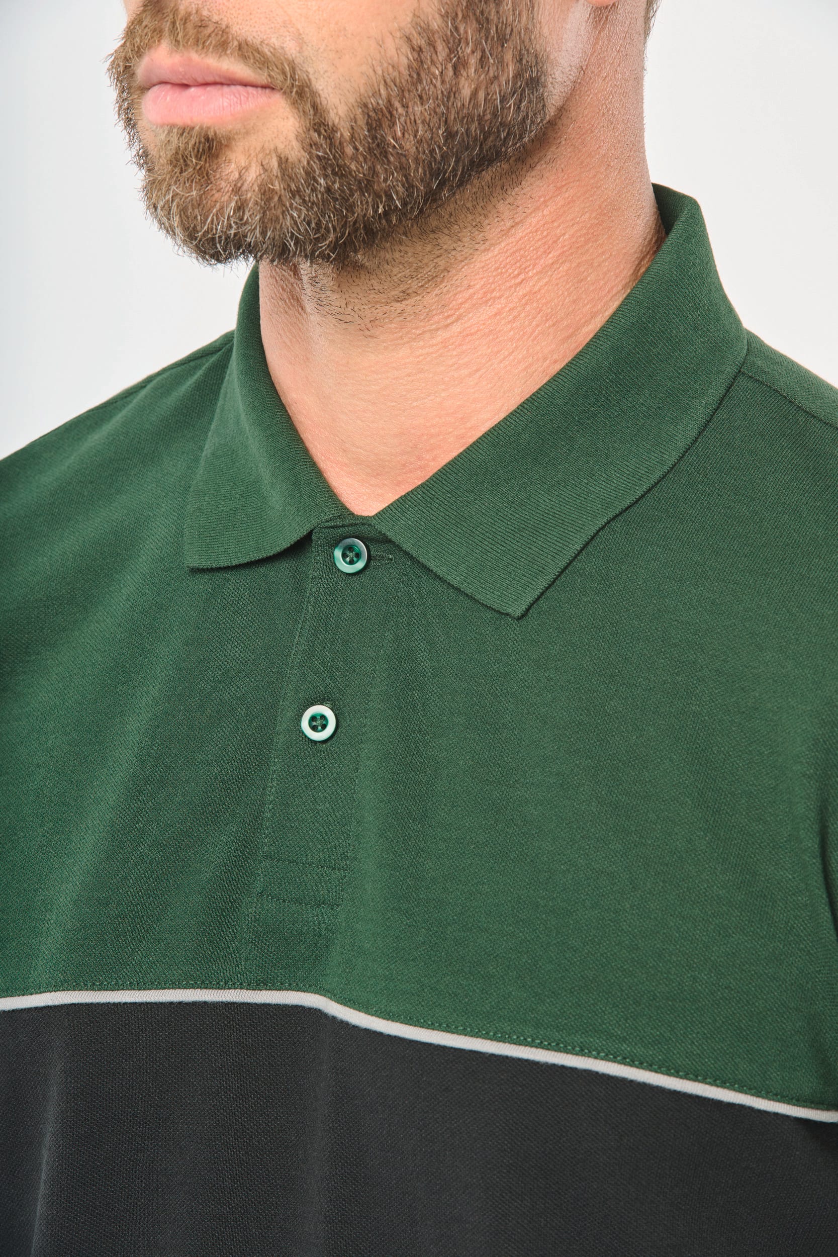 Polo Bicolor Unisex Ecológico – 220 g/m² | WK210