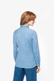 Dames Gewassen Shirt - 135 g/m² - NS503