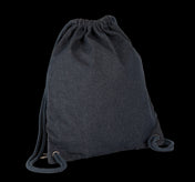 Sac à dos en denim recyclé avec cordon de serrage – 350 g/m² | KI5109