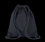 Sac à dos en denim recyclé avec cordon de serrage – 350 g/m² | KI5109