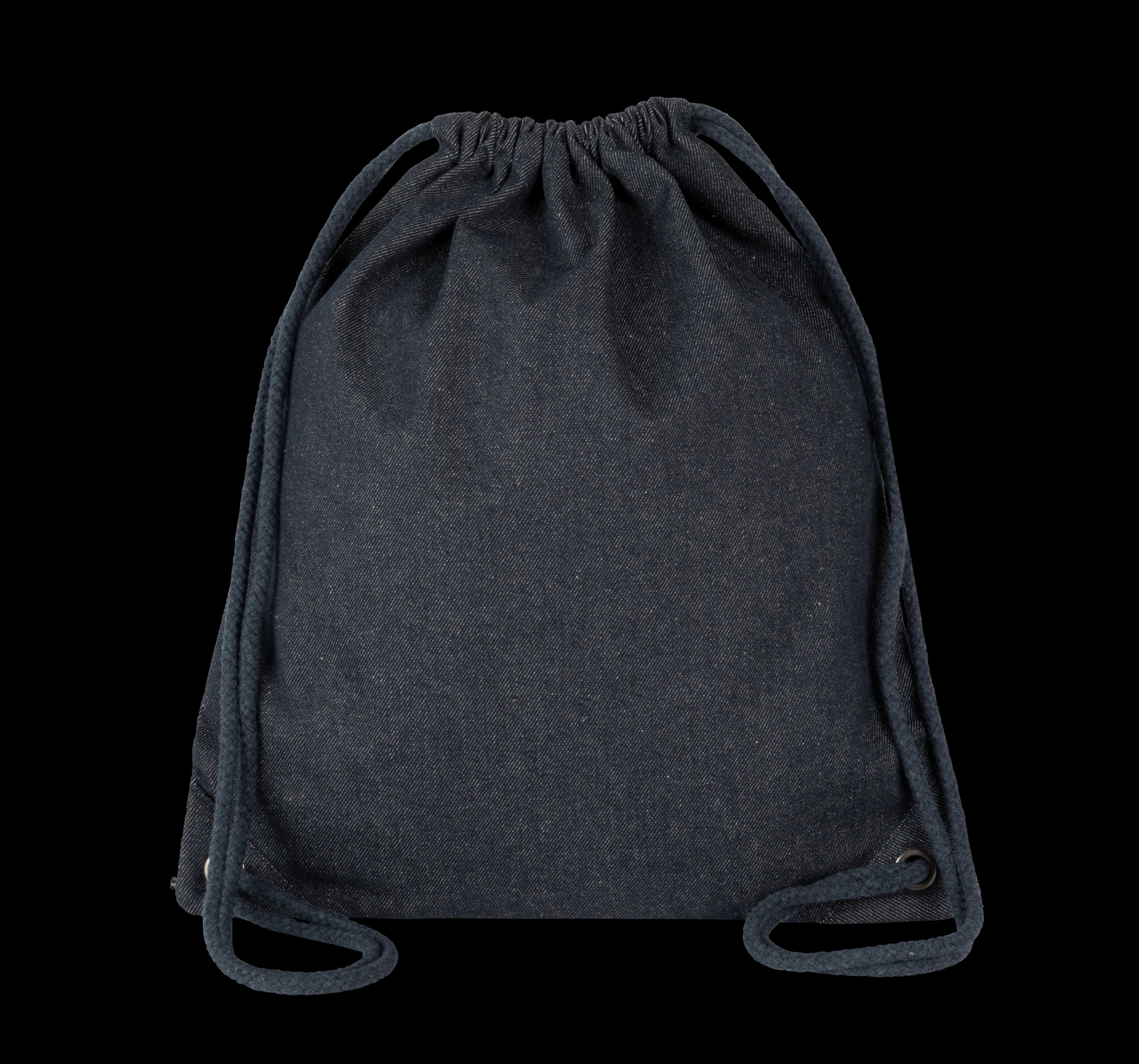 Sac à dos en denim recyclé avec cordon de serrage – 350 g/m² | KI5109