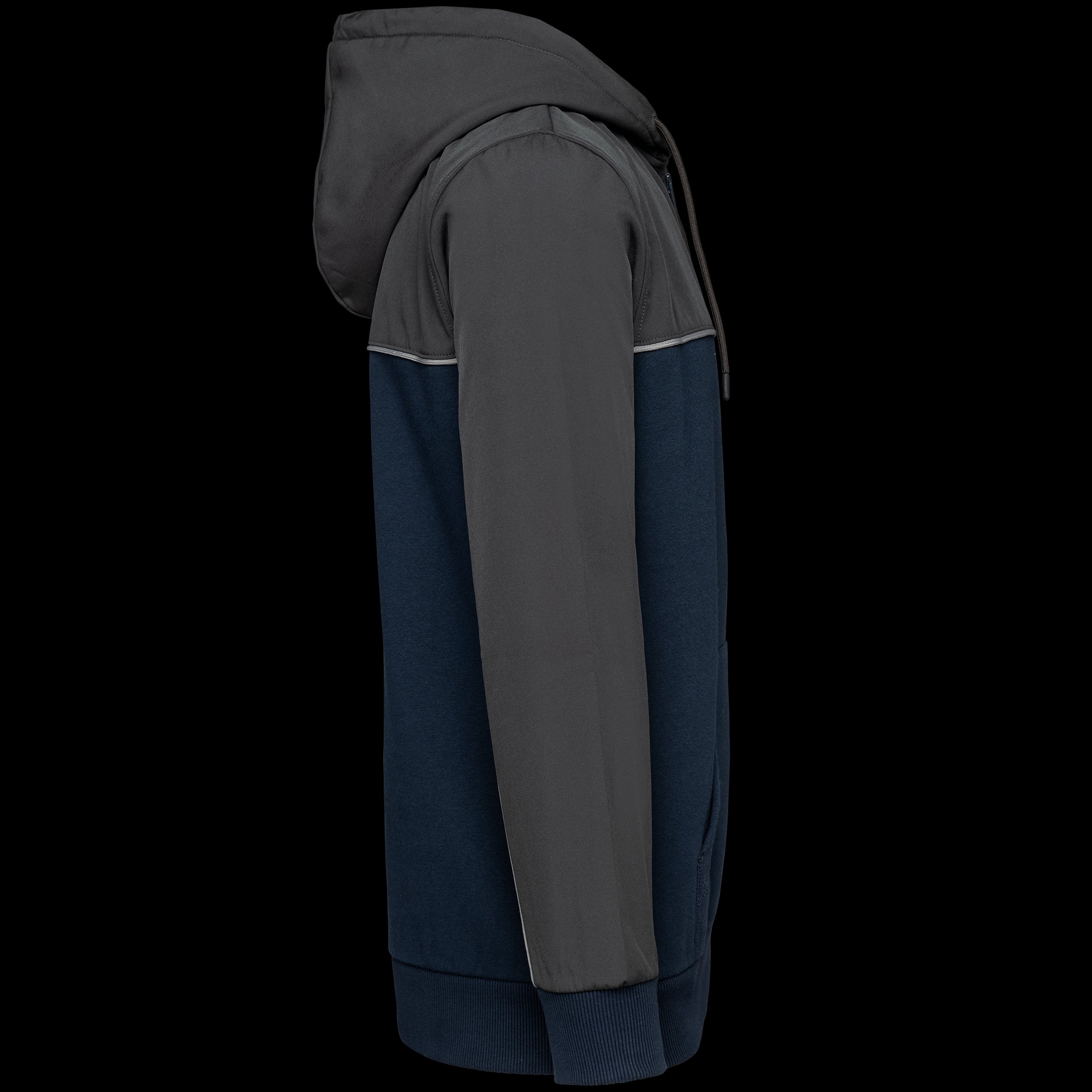Unisex-Recycling-Bicolor-Kapuzenjacke – 300 g/m² | WK410