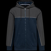 Unisex-Recycling-Bicolor-Kapuzenjacke – 300 g/m² | WK410