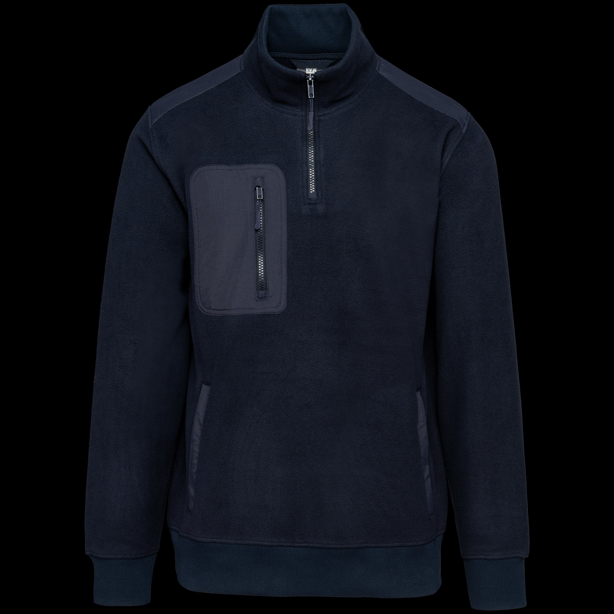 Ropa de trabajo polar reciclada unisex con cremallera 1/4 – 320 g/m² | WK905