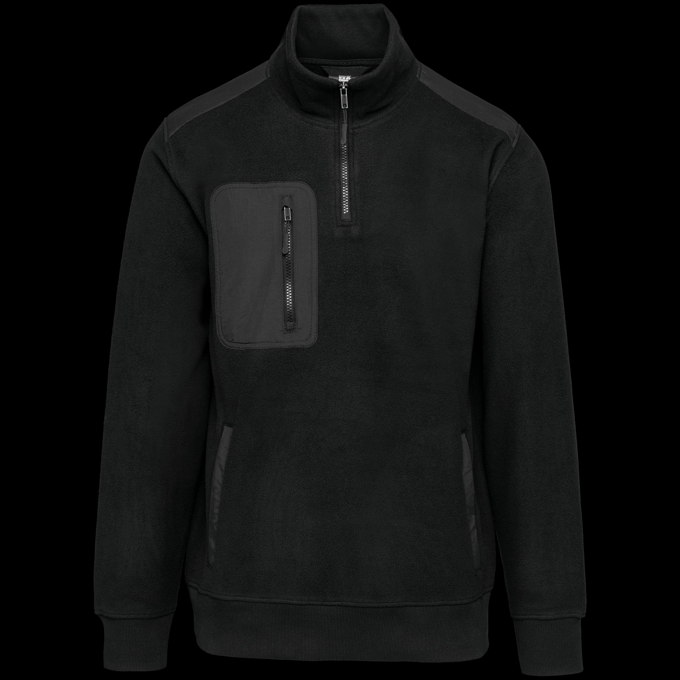 Ropa de trabajo polar reciclada unisex con cremallera 1/4 – 320 g/m² | WK905