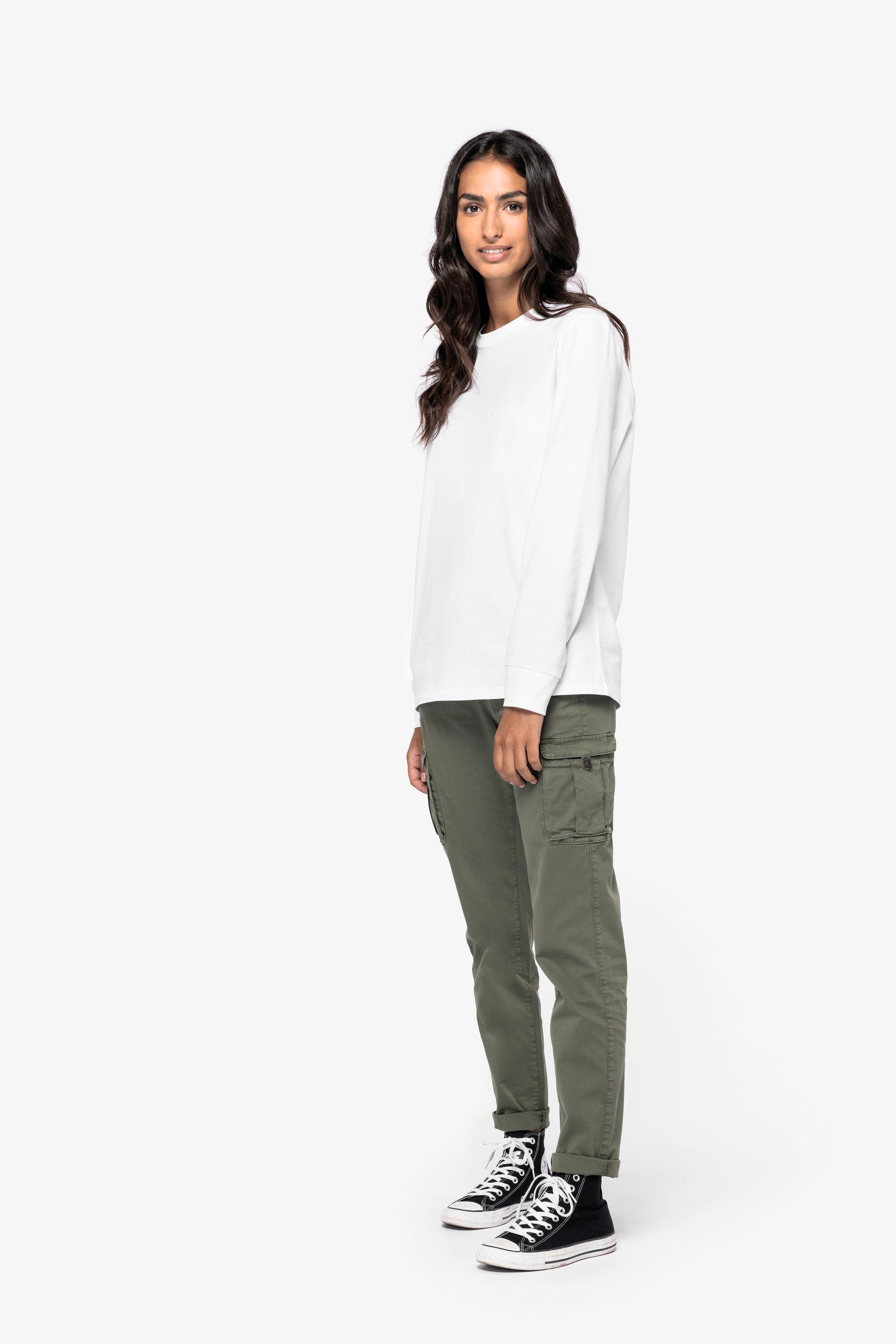 Pantalón cargo para mujer - 250 g/m² - NS741