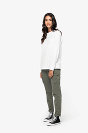 Pantalón cargo para mujer - 250 g/m² - NS741