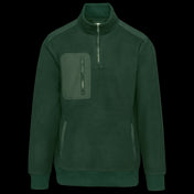 Ropa de trabajo polar reciclada unisex con cremallera 1/4 – 320 g/m² | WK905