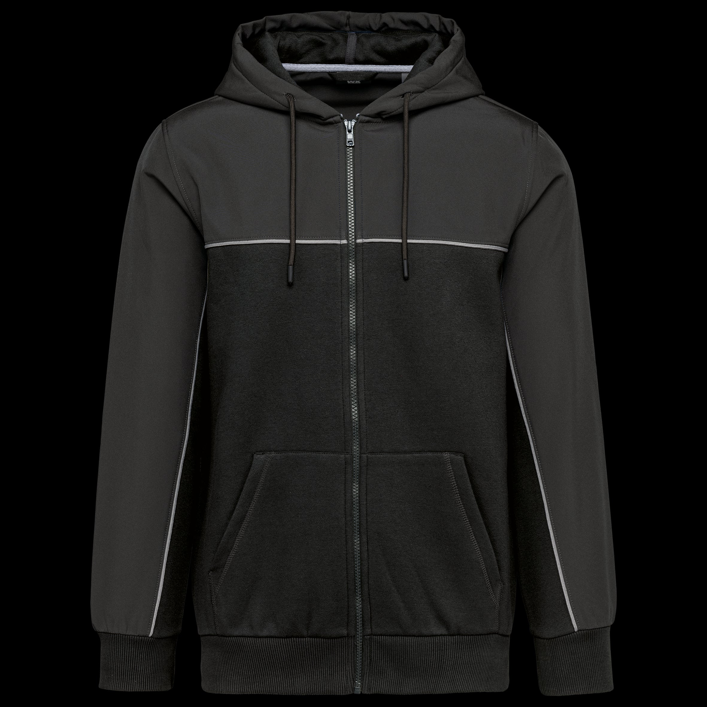 Unisex-Recycling-Bicolor-Kapuzenjacke – 300 g/m² | WK410