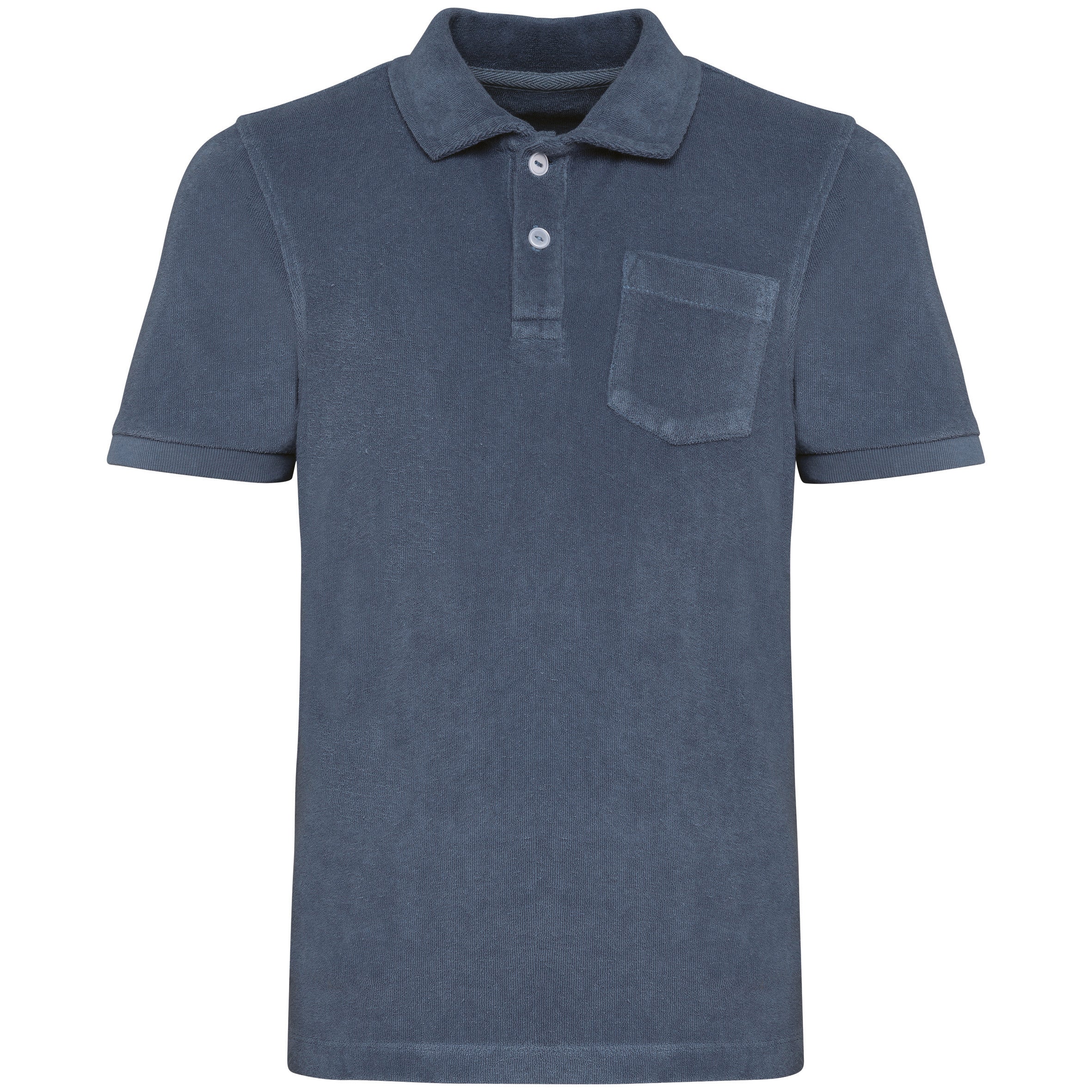 Eco-friendly Boys’ Terry Towel Polo Shirt - 210 g/m² - NS218