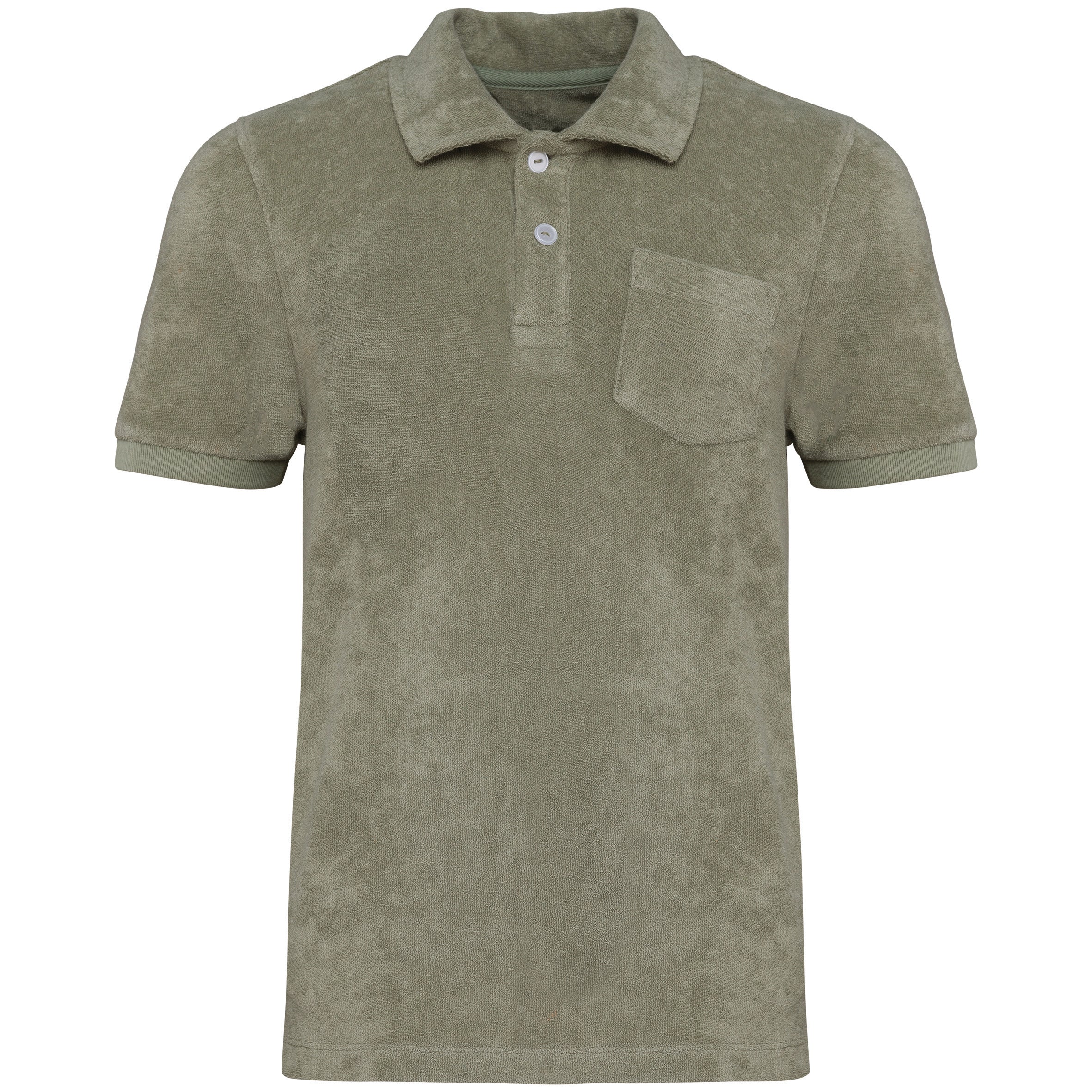 Eco-friendly Boys’ Terry Towel Polo Shirt - 210 g/m² - NS218