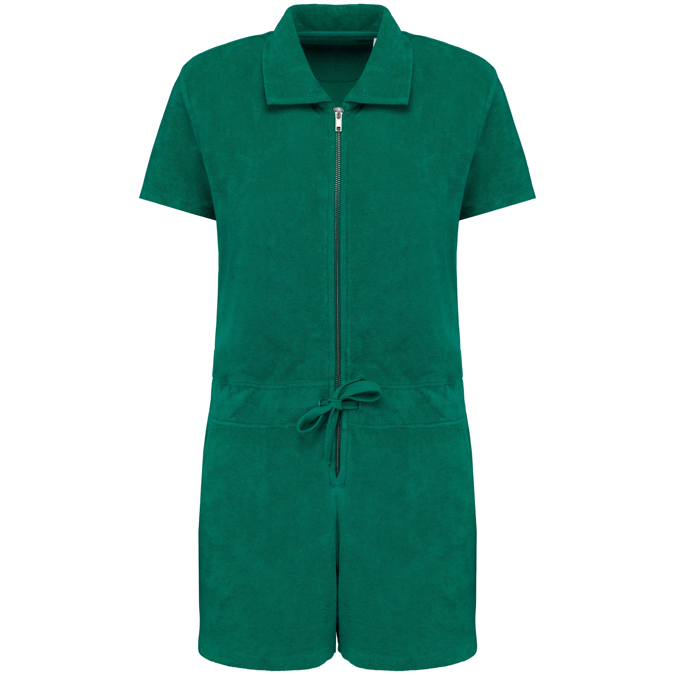 Ladies’ Eco-friendly Terry Towel Zipped Jumpsuit - NS5002