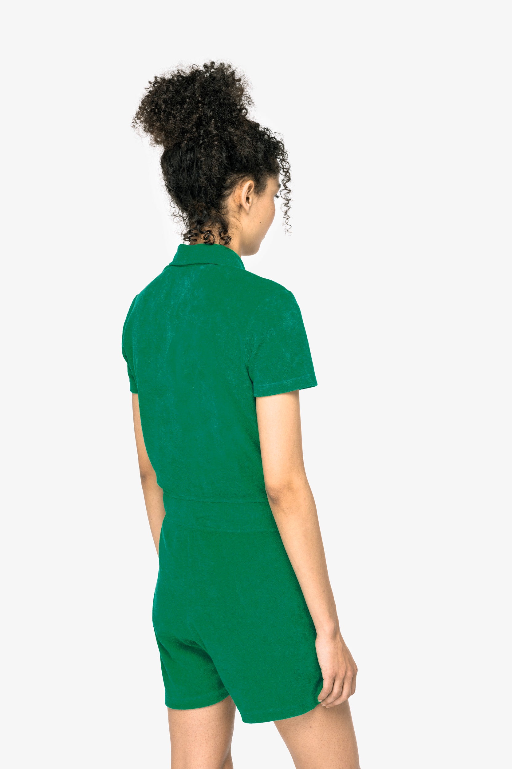 Ladies’ Eco-friendly Terry Towel Zipped Jumpsuit - NS5002