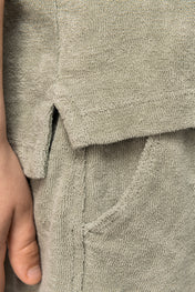 Eco-friendly Boys’ Terry Towel Polo Shirt - 210 g/m² - NS218