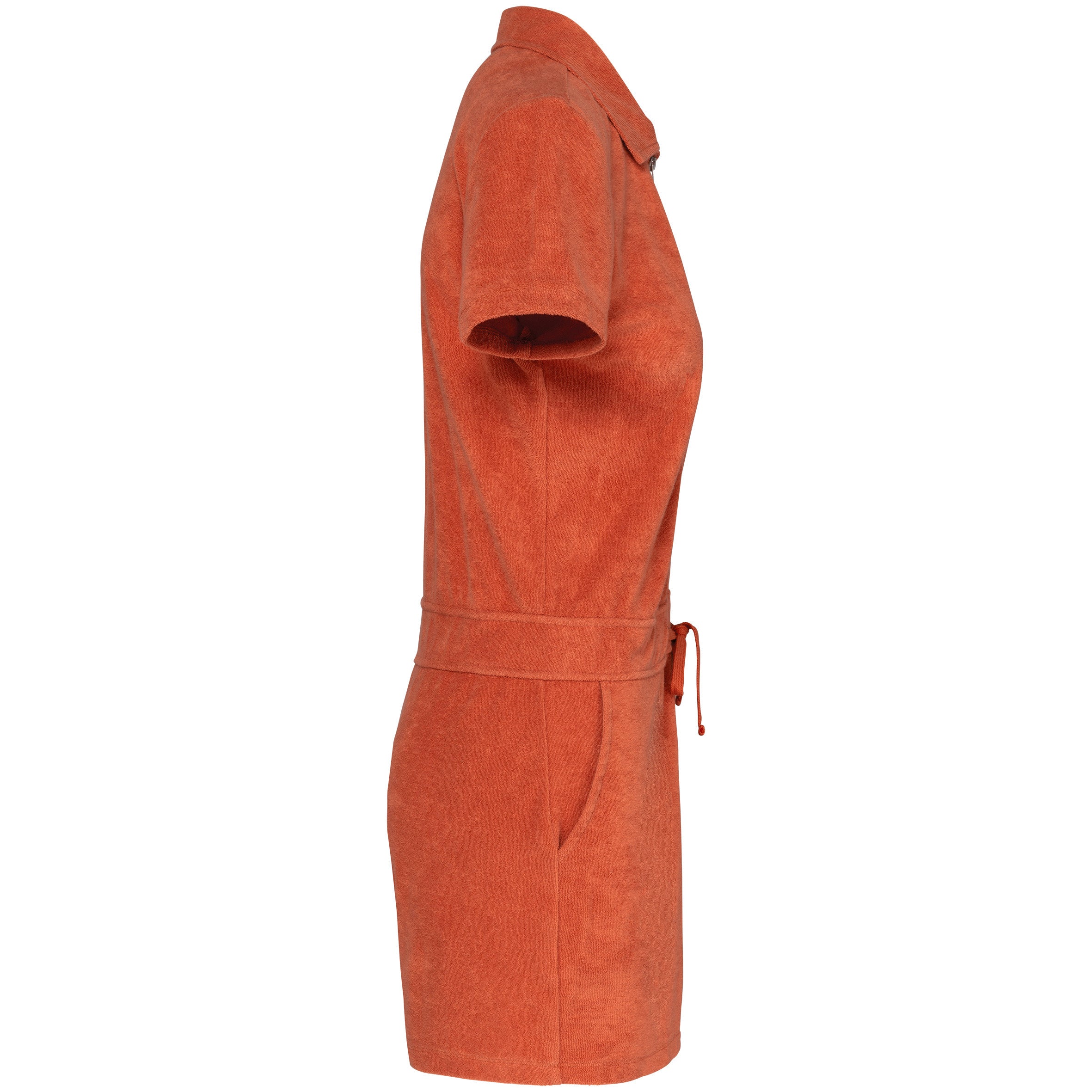 Ladies’ Eco-friendly Terry Towel Zipped Jumpsuit - NS5002