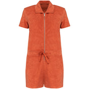 Ladies’ Eco-friendly Terry Towel Zipped Jumpsuit - NS5002
