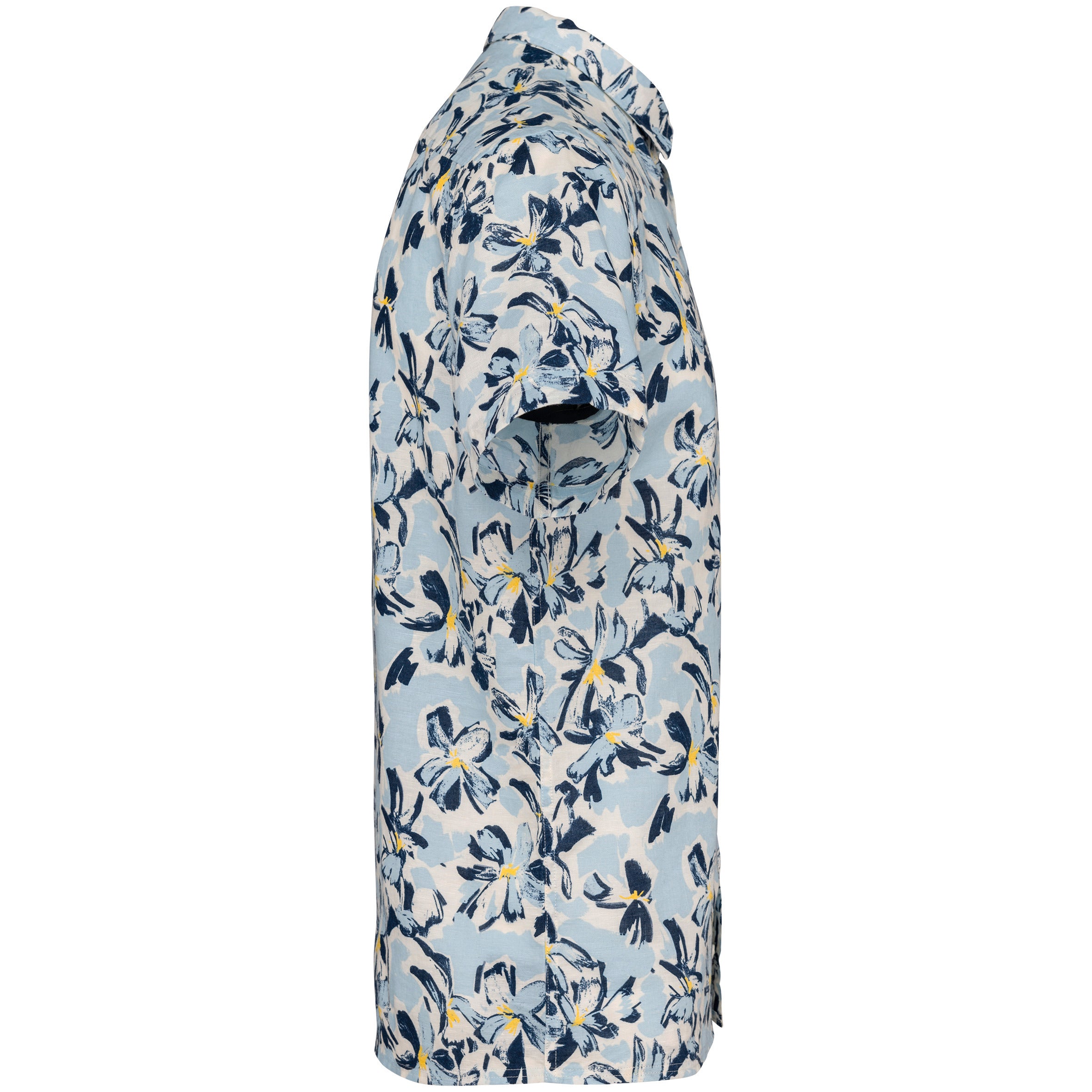 Heren Eco-vriendelijke Plant Print Shirt - NS530